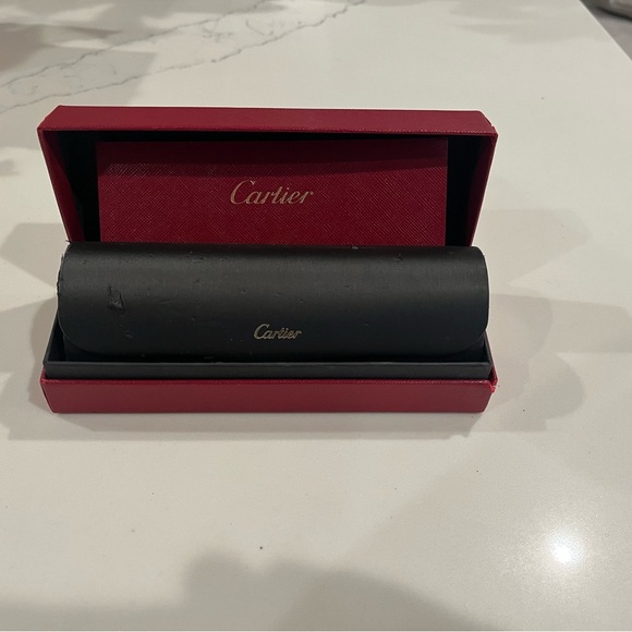 Cartier Silver Unisex Glasses - Picture 8 of 9